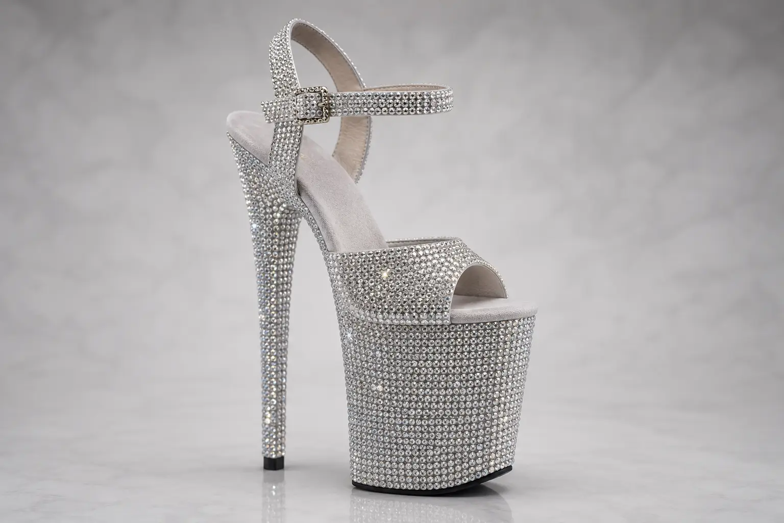Rhinestone Pole Dancing Shoes