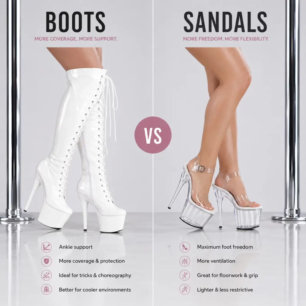 boots vs sandals