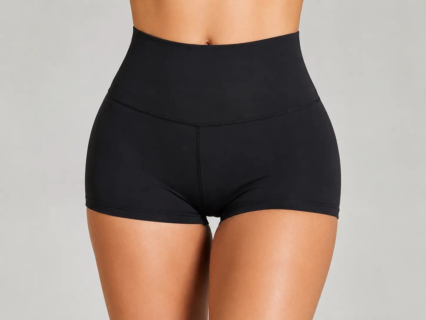 Fitted pole dancing shorts made from stretch fabric