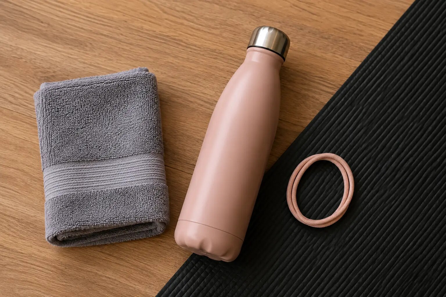 Small towel and water bottle to bring to a beginner pole dancing class